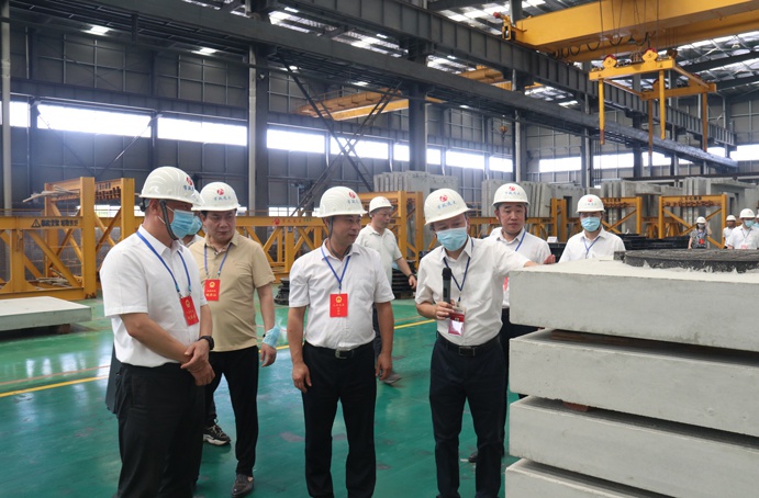 胡靈驅(qū)蒞臨市政遠大公司調(diào)研裝配式建筑 胡靈驅(qū)蒞臨市政遠大公司調(diào)研裝配式建筑