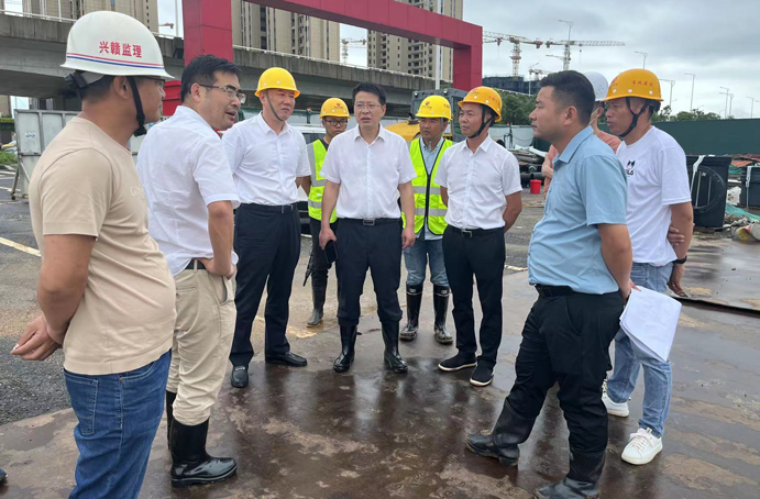 市政公用集團黨委委員、督查督辦室部長劉順保到杭州路項目調(diào)研